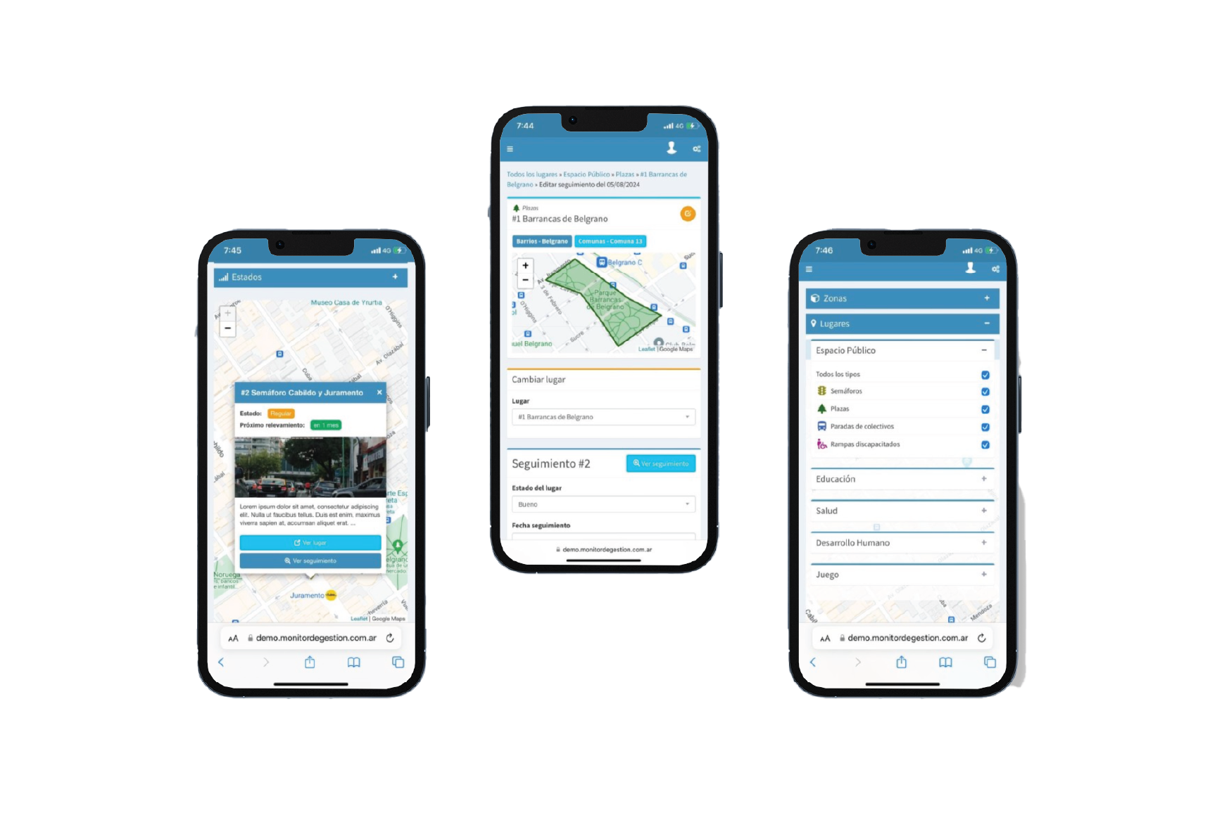 Relevamiento y georeferenciación en dispositivos móviles